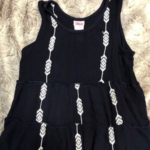 Embroidered tank top